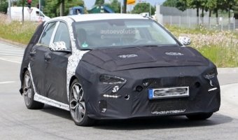 Серийная версия хэтчбека Hyundai i30 N заснята на тестах