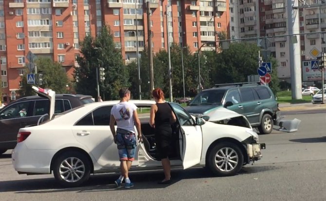 ДТП на Выборгском шоссе