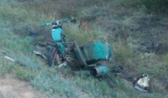 Под Волгоградом столкнулись легковушка и мотоцикл – двое погибли
