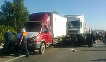В ДТП под Рязанью с пятью автомобилями погиб человек