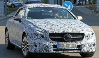 В Сеть попали фото Mercedes E-Class Cabriolet
