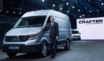 Новый фургон Volkswagen Crafter появится в России в 2017 году