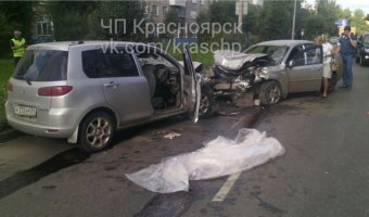 В ДТП на правобережье Красноярска погиб водитель
