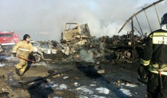 В ДТП на трассе Екатеринбург-Тюмень сгорели двое взрослых и ребенок