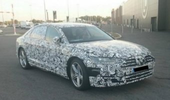 Новое поколение Audi A8 замечено на дорожных тестах