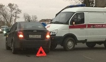 В Смоленске произошла авария с участием «скорой помощи»