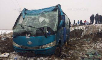 В Саратовской области в ДТП с автобусом пострадали люди