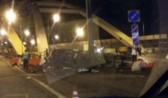 В Петербурге в ночном ДТП на КАД погиб пассажир Volvo