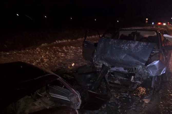 В лобовом ДТП в Богдановичском районе пострадали шесть человек (2)