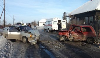 В ДТП в Артемовском пострадали четыре человека