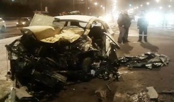 В ДТП на Ярославском шоссе в Москве погиб человек