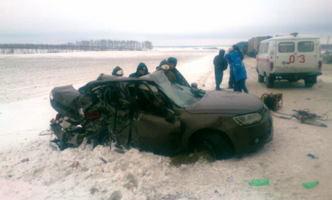 В Рязанской области в ДТП с грузовиком погибли пять человек (1)