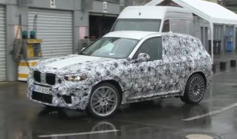 BMW тестирует прототип X3 M в Нюрбургринге