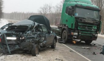 В ДТП с фурой в Орловской области погиб мужчина