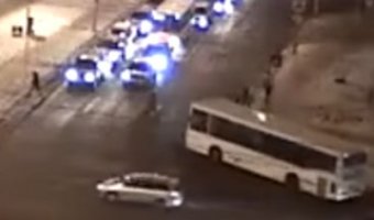 В Красноярске автобус сбил женщину на переходе
