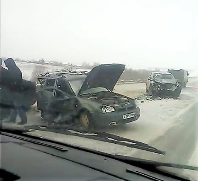 В ДТП на трассе Мордовии погиб пассажир «Приоры» (5)