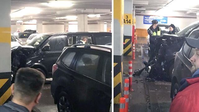 В Шереметьево автомобиль врезался в забор на парковке: водитель мертв