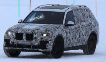 Новый BMW X7 2018 заснят во время тестов