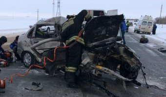 Под Оренбургом в ДТП погибли три человека