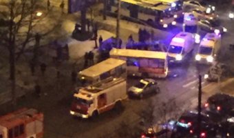 В Петербурге в ДТП с маршрутками пострадали люди