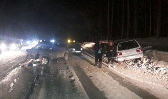 В ночном ДТП в Новосибирске пострадали пять человек