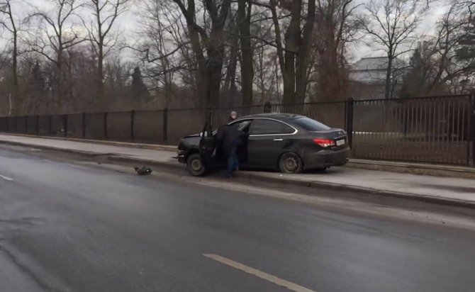 ДТП на набережной реки Карповки