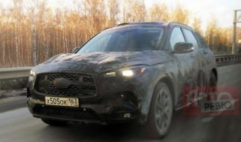 В России тестируют Infiniti QX50 нового поколения