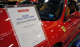 В США продали личный Ferrari Дональда Трампа