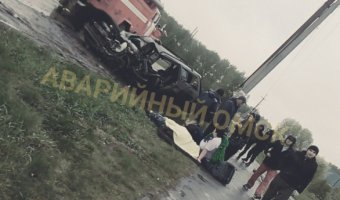 Под Омском в лобовом ДТП погиб человек