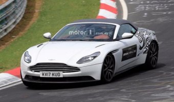 В Сети появились снимки Aston Martin DB11 Volante