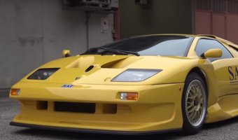 Lamborghini представили уникальный Diablo GT1 Stradale