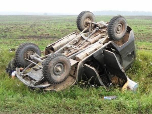 В Ростовской области опрокинулся УАЗ погибли два человека.jpg