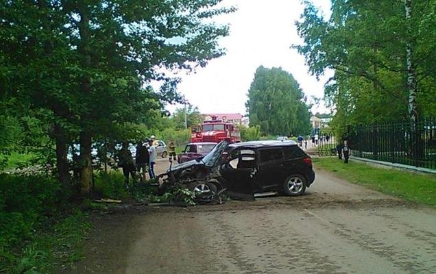 Три человека пострадали в ДТП с деревом в Прикамье.jpg