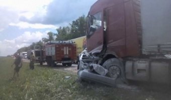 Четыре человека погибли в ДТП с КАМАЗом под Рязанью