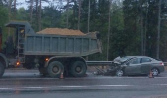 На трассе «Скандинавия» в Ленобласти в ДТП погибла женщина