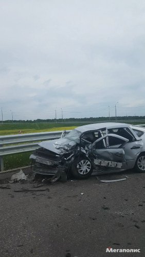 В лобовой аварии в Гатчинском районе погиб водитель «Лады» (2).jpg