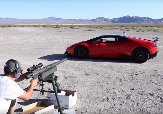 Блогер прострелил арбуз из пушки сквозь суперкар Lamborghini Huracan (2).jpg