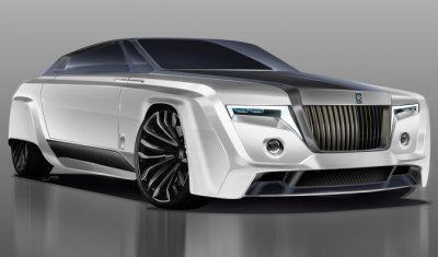 В Сети появился рендер Rolls-Royce Phantom 2050 года