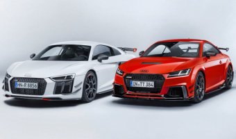 Audi представили пакет дополнений Sport Performance Parts для спорткаров TT RS и R8