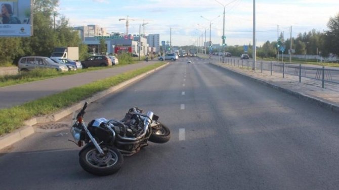 В Северодвинске в ДТП погиб мотоциклист.jpg