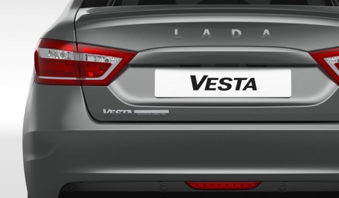 LADA Vesta Exclusive багажник
