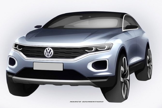 Появились первые изображения кроссовера Volkswagen T-Roc (1).jpg