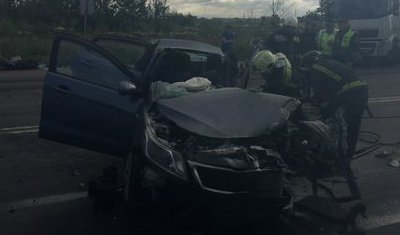 В тройном ДТП у Славянки погиб водитель
