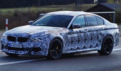 BMW M5 засняли на тестах на Нюрбургринге