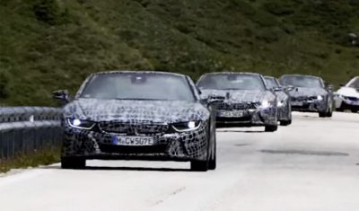 BMW представили новые тизеры родстера i8