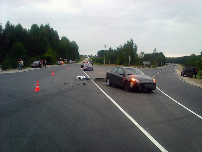 Мотоциклист погиб в ДТП на дороге Москва-Касимов (1).jpg
