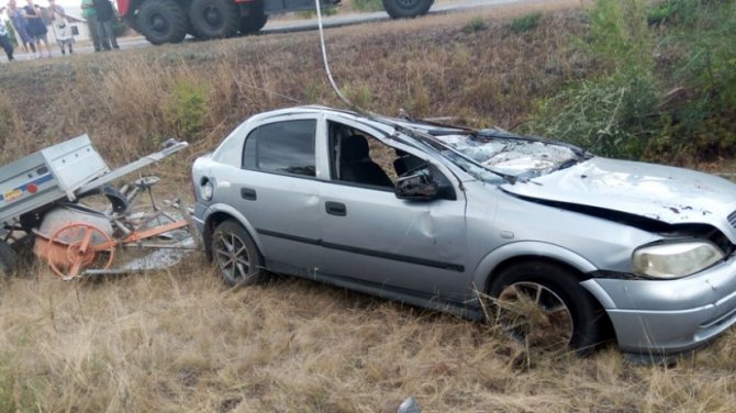 Молодой водитель погиб при опрокидывании автомобиля в Беляевском районе Оренбургской области (2).jpg