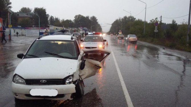 Два человека пострадали при столкновении автомобилей на Ряжском шоссе в Рязани (1).jpg