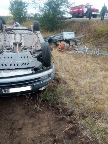 Молодой водитель погиб при опрокидывании автомобиля в Беляевском районе Оренбургской области (1).jpg
