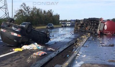 2-летний ребенок погиб в ДТП с бензовозом под Ростовом